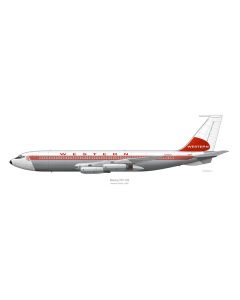 Boeing 707-139 Western Airlines