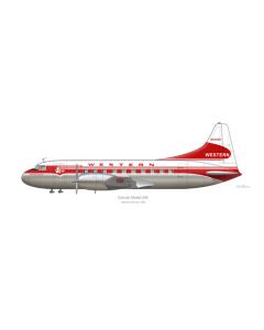 Convair 240 Western Airlines