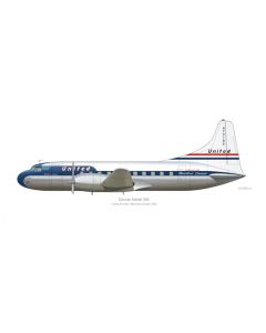 Convair 340 United Airlines