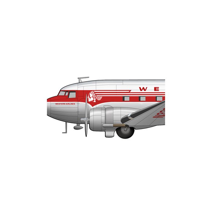 Douglas DC-3 Western Airlines